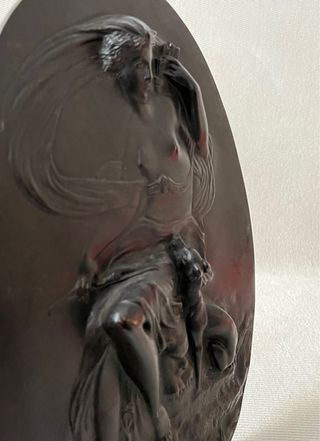 Escultura Bronce Diana y Galgo