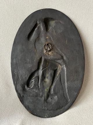 Escultura Bronce Diana y Galgo