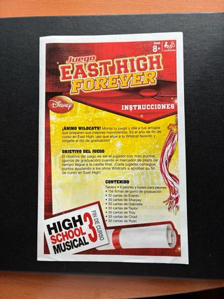 Juego High School Musical 3: East High Forever