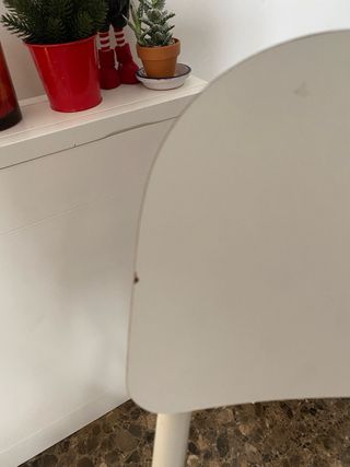 2 Taburetes altos blancos de IKEA FRANKLIN