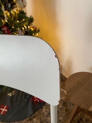 2 Taburetes altos blancos de IKEA FRANKLIN