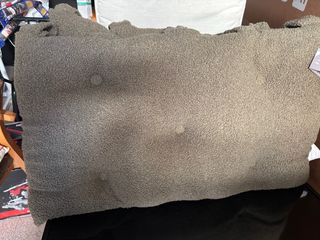 2 cojines cabecero cama beige/gris