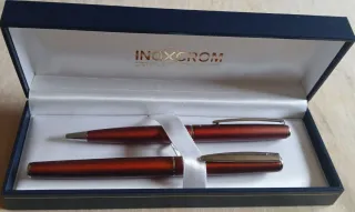 Set INOXCROM Bolígrafo y Pluma Estilográfica