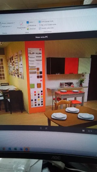 Columnas de hornos y cafetera