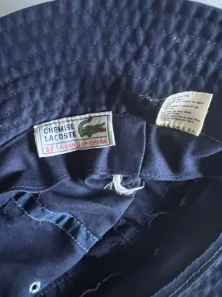 Gorro bucket Lacoste azul