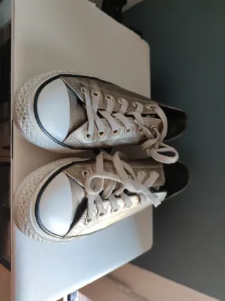 Converse Piel Dorada All Star