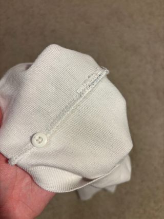 Polo Nike Vintage Rayas Manga Corta Blanco