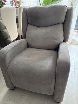 Sillón Eléctrico Reclinable Gris