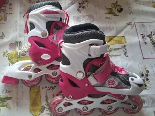 Patines en línea con ruedas luminosas