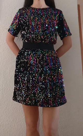Vestido fiesta lentejuelas