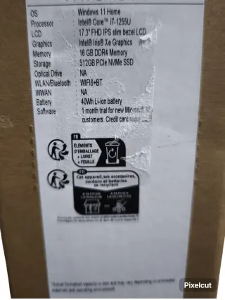 Acer Aspire 3 17.3 i7 12ª Gen | 16GB RAM | 512GB