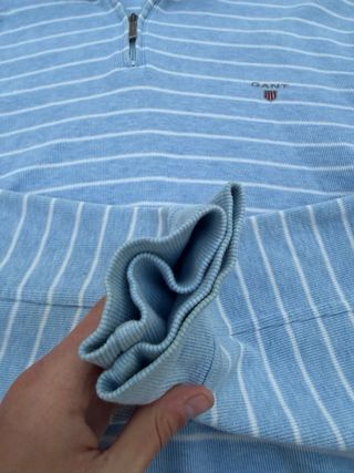 Jersey Gant 1/4 Zip Rayas Hombre