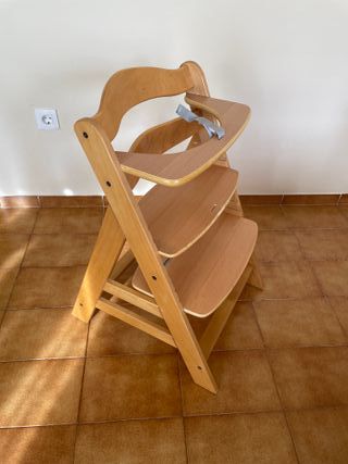 Trona Hauck madera con bandeja