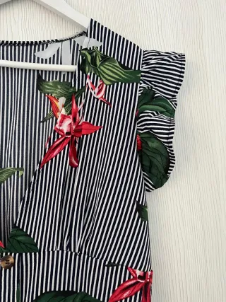 Vestido playero estampado floral