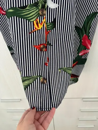Vestido playero estampado floral