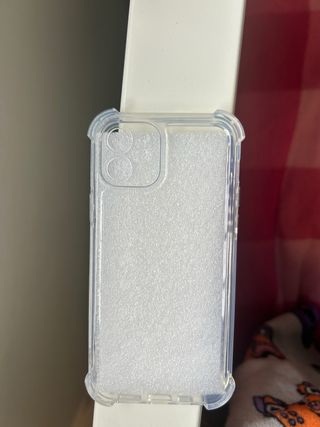 Funda iPhone 12 Transparente Dura Resistente
