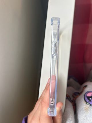 Funda iPhone 12 Transparente Dura Resistente