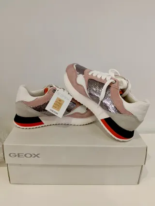 Zapatillas Geox Talla 35 Pink/Silver