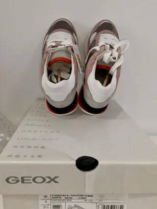 Zapatillas Geox Talla 35 Pink/Silver