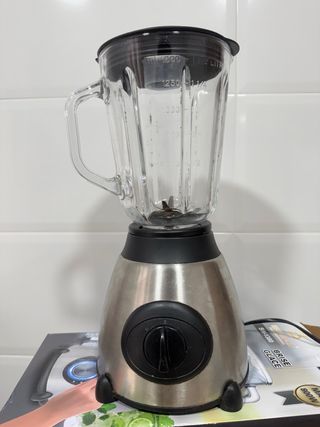 Batidora de vaso de cristal