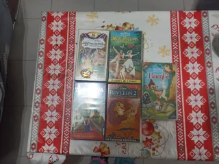 Lote 5 Cintas VHS Disney Clásicos