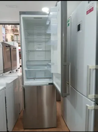 Nevera Combi Bosch Acero Inoxidable No Frost A+