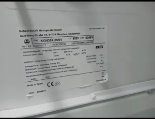 Nevera Combi Bosch Acero Inoxidable No Frost A+