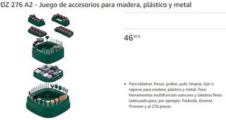 Mini taladro recargable tipo Dremel +270accesorios