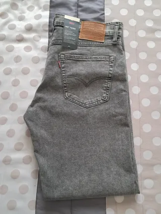Pantalones Levi's 502 Taper Gris Talla 34/34.