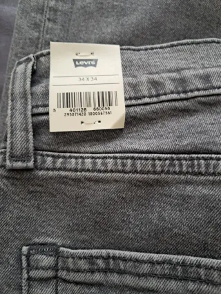 Pantalones Levi's 502 Taper Gris Talla 34/34.