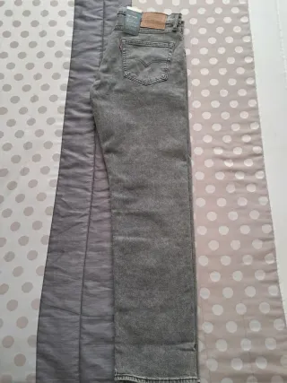 Pantalones Levi's 502 Taper Gris Talla 34/34.