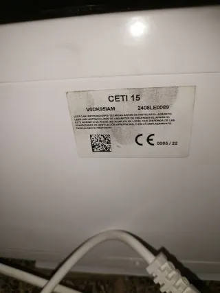 Termo Gas Natural cointra ceti 15 Nuevo a estrenar