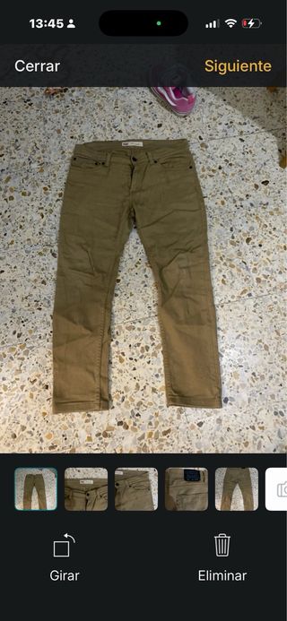 Pantalones Levi's caqui hombre