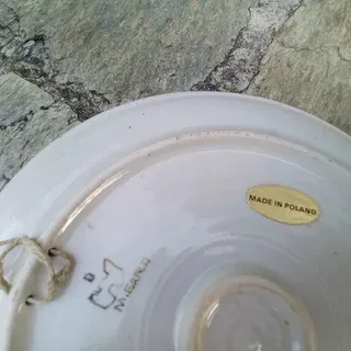 Piatto decorativo in ceramica