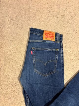 Vaquero Levi's 502 Taper Jeans Azul Talla W32 L42