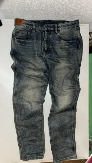 Pantalones Louis Vuitton Azules/Grises