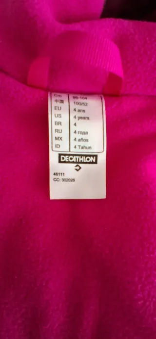 Conjunto esquí Wedze 4-5años