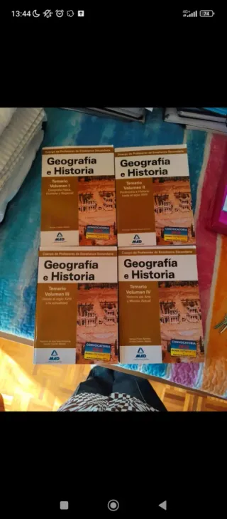 Temario oposiciones geografía e historia.