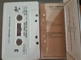 Casete Ozzy Osbourne Speak of the Devil Vol. 2