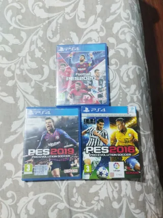 Juegos Fútbol PS4: PES 2016, 2019 y 2020