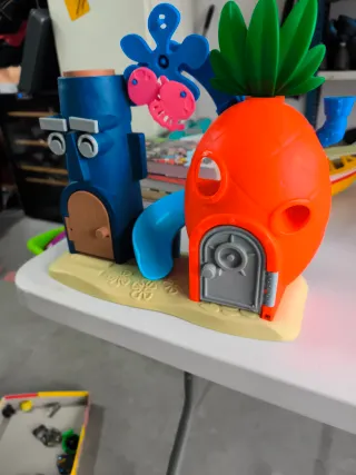 Casa Bob Esponja y Calamardo