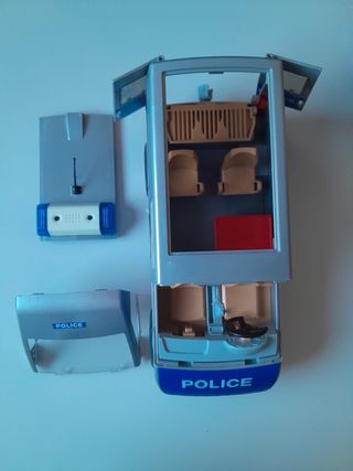 Furgón Policía 9236 y Moto 6923 Playmobil