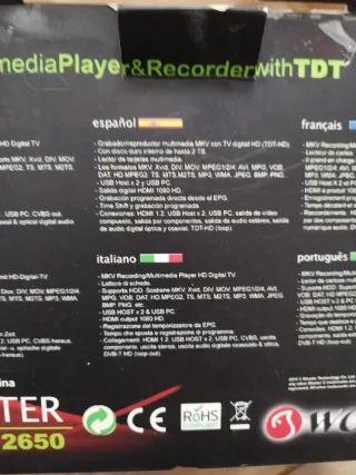 Reproductor 1TB WOXTER i-cube 2650 Multimedia