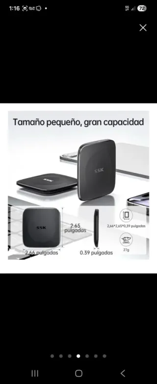 Disco Duro Externo SSK