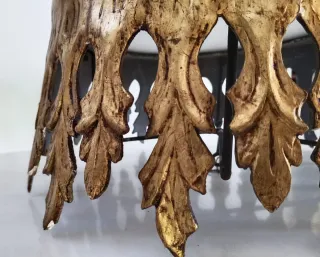 LAMPARA MADERA VINTAGE