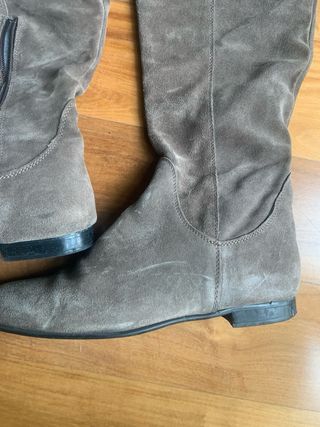 Stivali scamosciati sopra ginocchio donna