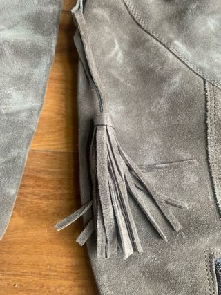 Stivali scamosciati sopra ginocchio donna