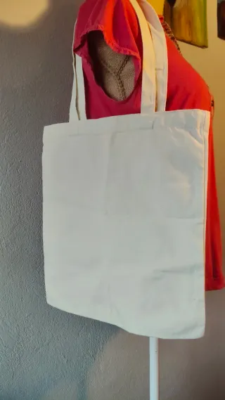 Bolso de Algodón con Estampado Matisse