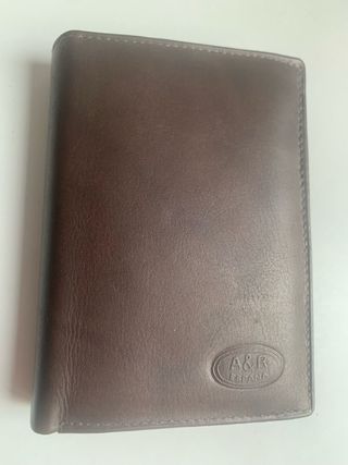 Cartera piel Anna & Robert nueva