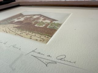 Grabado P/A 1983 Caserío Ochaite, Berriz
